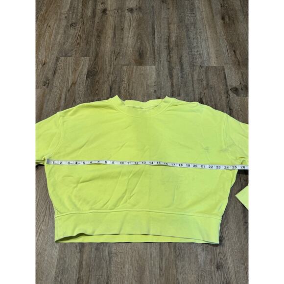 Lululemon Womens Perfectly Oversized Cropped Crew Size 4 - Picture 8 of 12